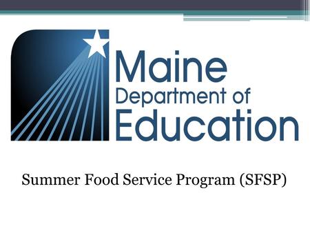 Summer Food Service Program (SFSP). Snack Must contain two components 1 milk 1 fruit/vegetable 1 grains/bread 1 meat/meat alternate.