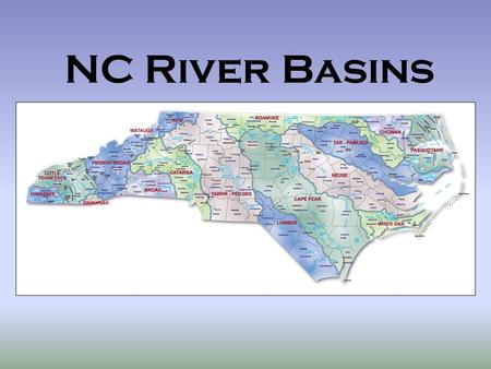 NC River Basins.