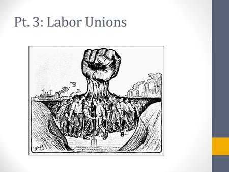 Pt. 3: Labor Unions.