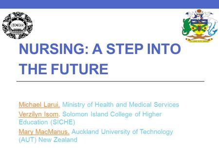 Nursing: a step into the Future