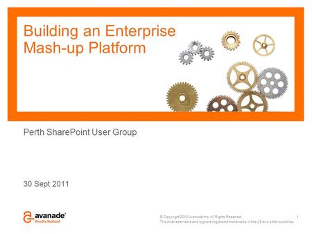 Building an Enterprise Mash-up Platform