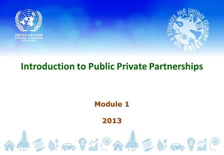 Introduction to Public Private Partnerships