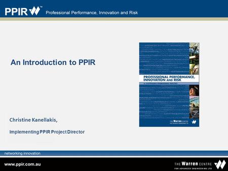 An Introduction to PPIR