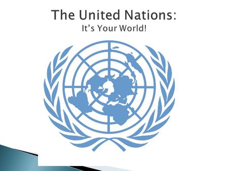 The United Nations: It’s Your World!