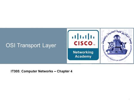 IT305: Computer Networks – Chapter 4