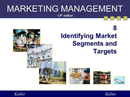 MARKETING MANAGEMENT 13th edition