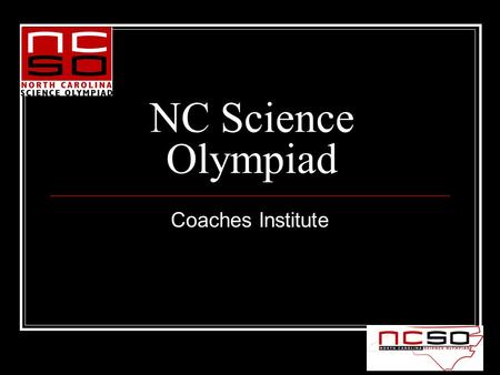 NC Science Olympiad Coaches Institute. Trajectory Division B & C.