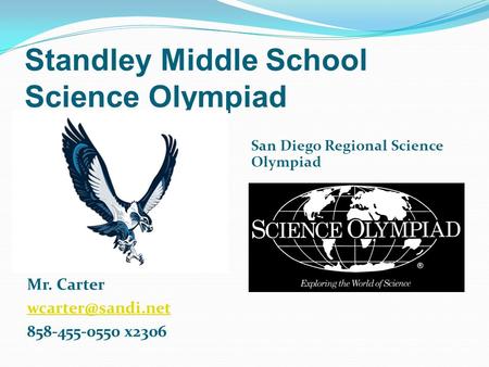 Standley Middle School Science Olympiad