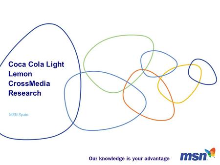 Coca Cola Light Lemon CrossMedia Research MSN Spain.