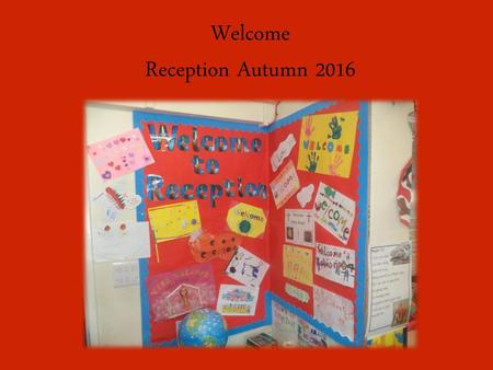 Welcome Reception Autumn 2016