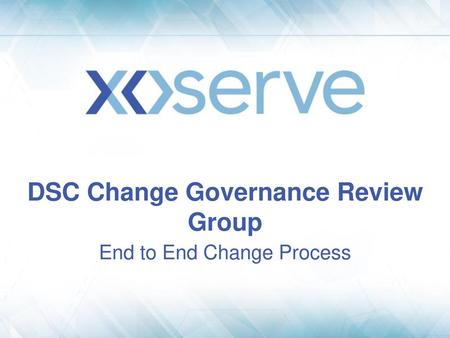 DSC Change Governance Review Group