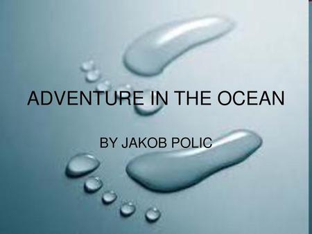 ADVENTURE IN THE OCEAN BY JAKOB POLIC.