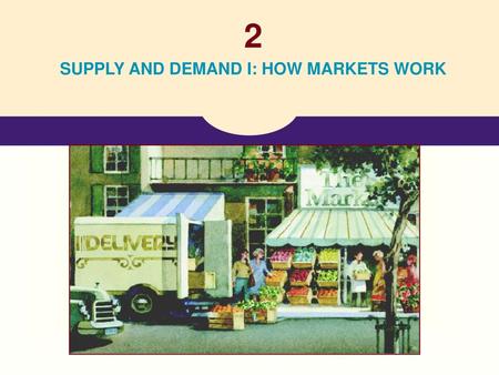 SUPPLY AND DEMAND I: HOW MARKETS WORK