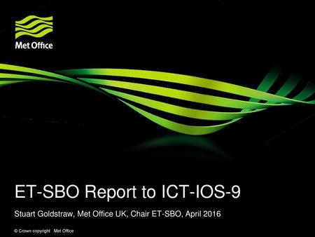 ET-SBO Report to ICT-IOS-9