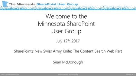 SharePoint’s New Swiss Army Knife: The Content Search Web Part