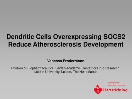 Dendritic Cells Overexpressing SOCS2