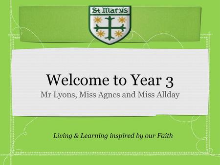 Mr Lyons, Miss Agnes and Miss Allday