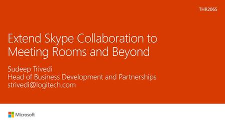 Extend Skype Collaboration to Meeting Rooms and Beyond