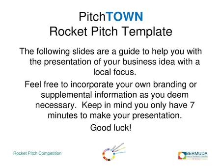 PitchTOWN Rocket Pitch Template