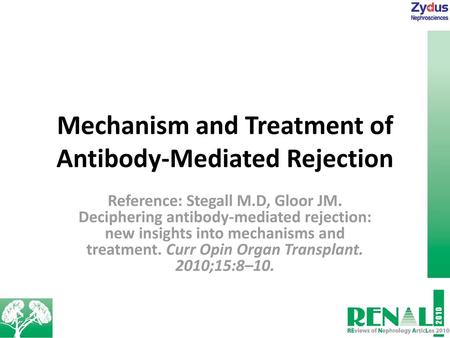 Mechanism and Treatment of Antibody-Mediated Rejection