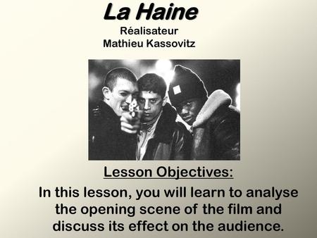 the world is ours la haine