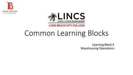 Common Learning Blocks