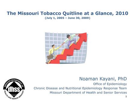 The Missouri Tobacco Quitline at a Glance, 2010