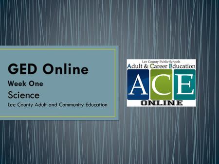 Science Lee County Adult and Community Education