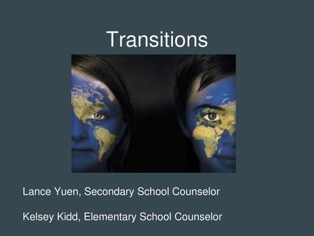 Transitions Lance Yuen, Secondary School Counselor