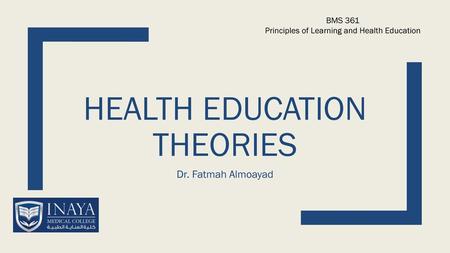Health Education THeories