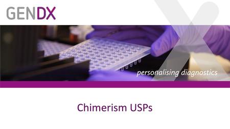 Chimerism USPs.