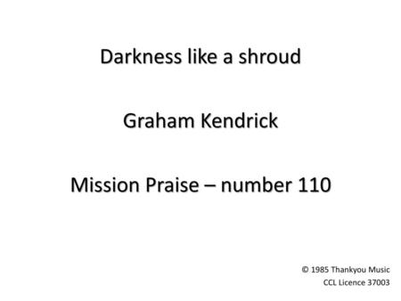 Mission Praise – number 110