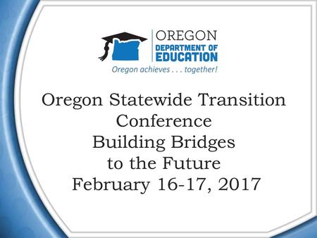 Building Bridges Welcome Conference organized by: