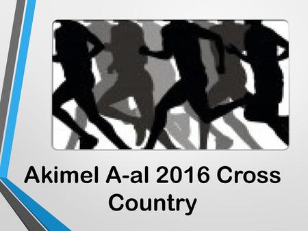 Akimel A-al 2016 Cross Country