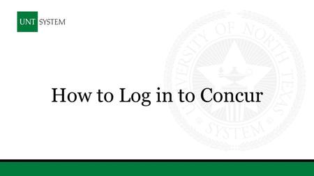 How to Log in to Concur.