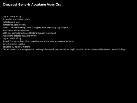 Cheapest Generic Accutane Acne Org