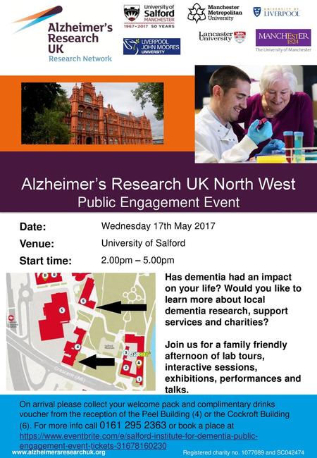 Alzheimer’s Research UK North West Public Engagement Event