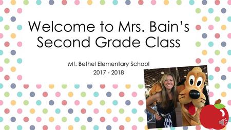 Welcome to Mrs. Bain’s Second Grade Class