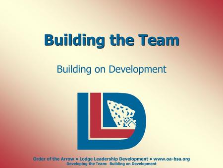 Building on Development