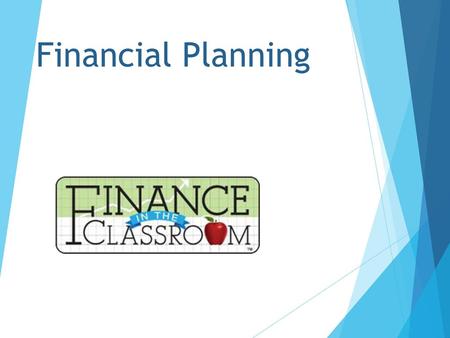 Financial Planning.