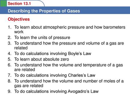 Objectives To learn about atmospheric pressure and how barometers work