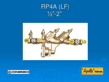 RP4A (LF) ½”-2”.