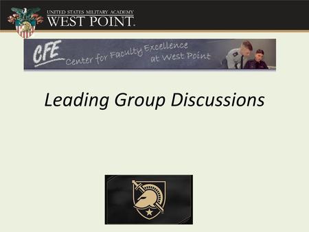 Leading Group Discussions