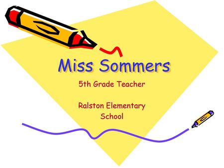 5th Grade Teacher Ralston Elementary School