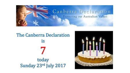 The Canberra Declaration