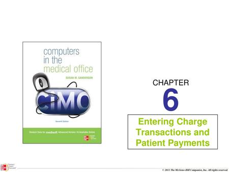 Entering Charge Transactions and Patient Payments