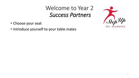 Welcome to Year 2 Success Partners
