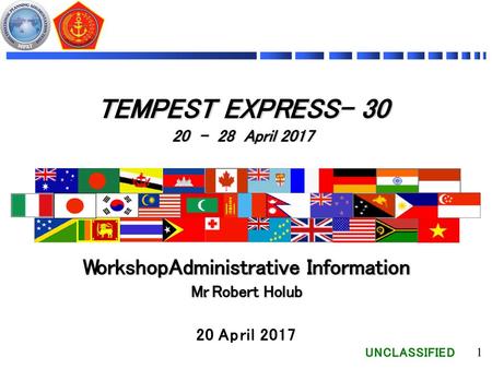 Workshop Administrative Information