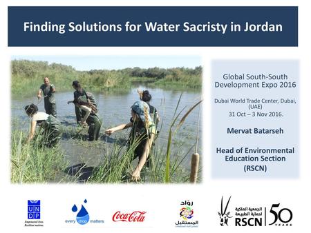 Finding Solutions for Water Sacristy in Jordan