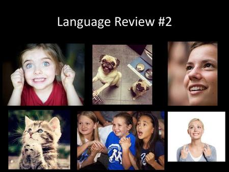 Language Review #2.
